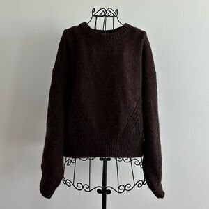 Madewell Dark Brown Crew Neck Sweater